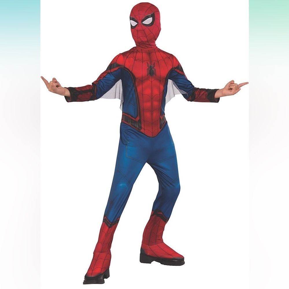 Rubies Marvel Spider-Man Far From Home Child Costume Medium Jumpsuit Mask 700611